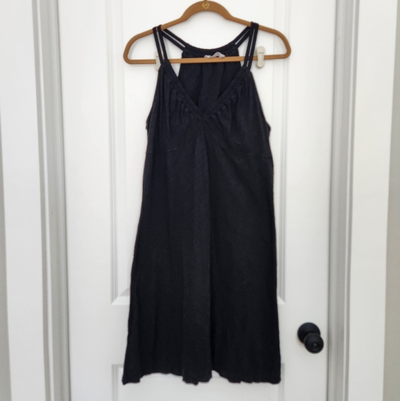 Athleta Dresses & Skirts - Athleta Cotton Blend Sleeveless Sun Dress Black Large
